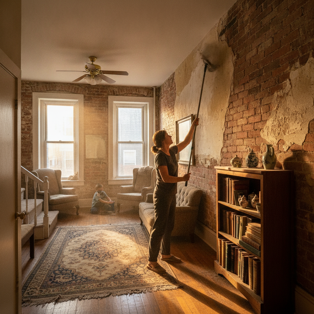 how to clean philadelphia rowhome without spreading dust
