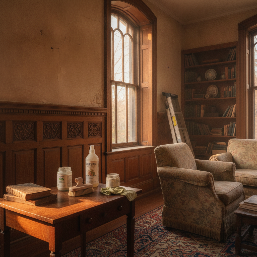 Home 6 cleaning plaster walls old woodwork chestnut hill germantown philadelphia