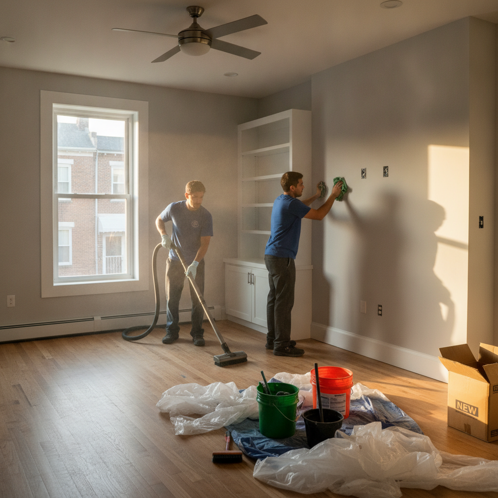 Home 6 post renovation cleaning norristown conshohocken landlords